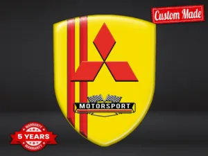 Mitsubishi Adesivi Parabrezza Auto Edizione Lusso Pregio